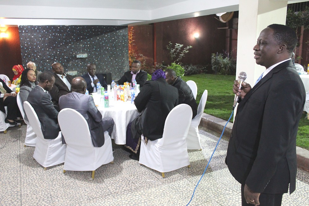 Baadhi ya Watanzania wakifiatilia kwa karibu hotuba ya Mhe. Balozi Bahati wakati akizungumza na Watanzania waishio nchini Misri tarehe 27 Desemba, 2019.